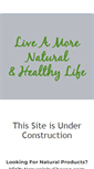Mobile Screenshot of newlifenaturalhealth.com