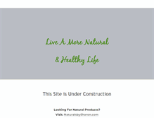 Tablet Screenshot of newlifenaturalhealth.com
